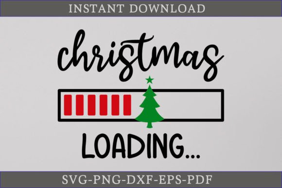 Christmas Loading Shirt SVG Cut File