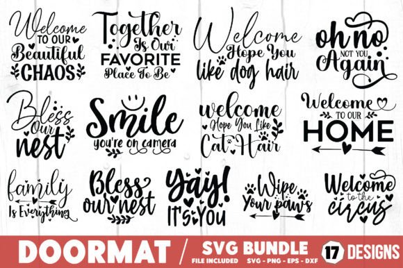 Doormat SVG Bundle Review