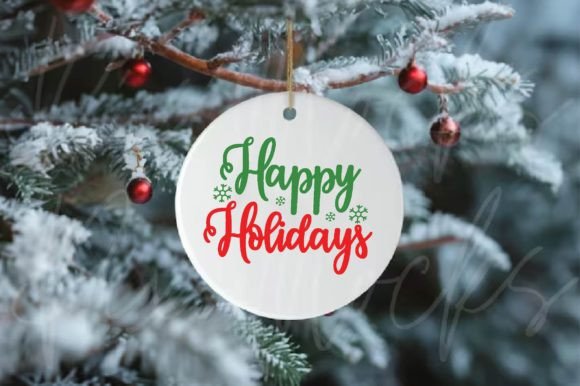 Happy Holidays SVG Design