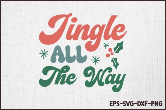 Jingle All the Way Retro Christmas SVG Review